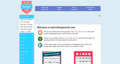 Desktop Screenshot of myfreebingocards.com